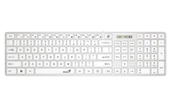 Genius SlimStar 126,US,USB,WHITE
