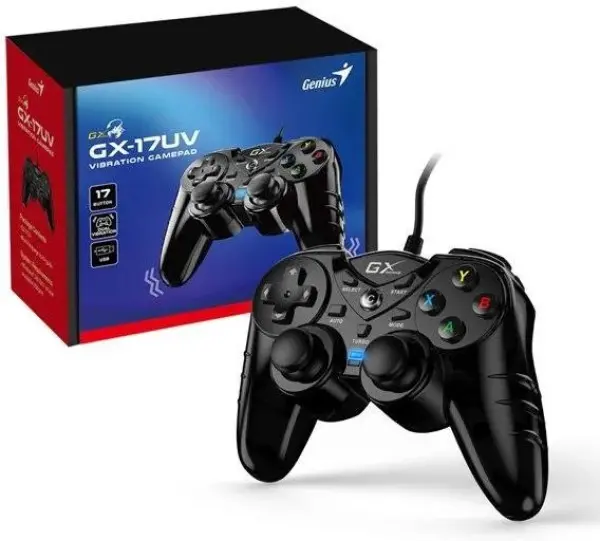 Genius GamePad MaxFire GX-17UV USB, For PC, PS3