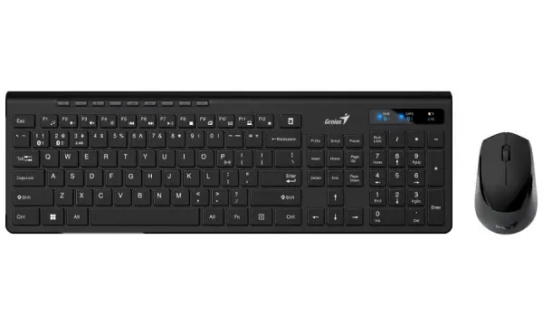 Genius SlimStar 8230,Black,SER,BT+2.4GHz