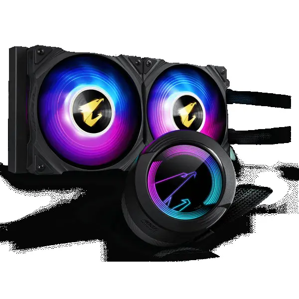 AORUS WATERFORCE 240 (with ARGB lighting display AIO liquid cooler) ( GP-AORUS WATERFORCE II 240 ) 