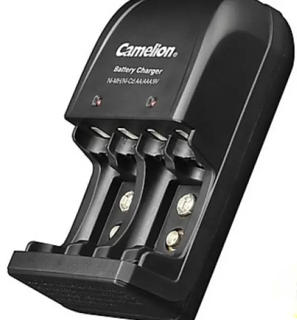 Camelion BC-0904 SM, Punjac baterija AA/AAA/9V LED indikator, Crni