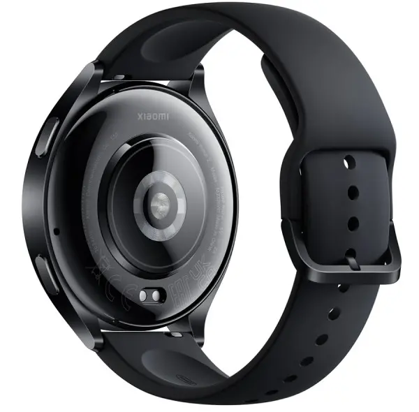 Xiaomi Watch S2 Black Case with Gray TPU Strap