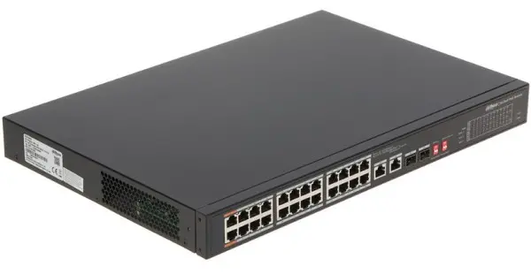 Dahua PFS3226-24ET-240 PoE switch 24-kanalni 240W