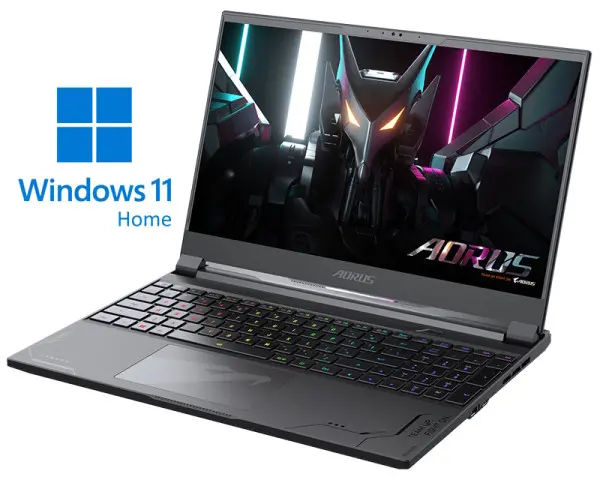 GIGABYTE AORUS 15X ASF 15.6 inch QHD 165Hz i9-13980HX 16GB 1TB SSD GeForce RTX 4070 8GB RGB Backlit Win11Home gaming laptop 