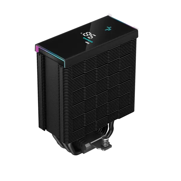 DeepCool AK500S Digital 5xHeat Pipe, Real-Time CPU Screen, 240W 120mm 1850rpm 69CF, Black Intel/AMD