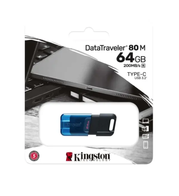 USB Flash Kingston 64GB USB 3.2, DT80M64GB