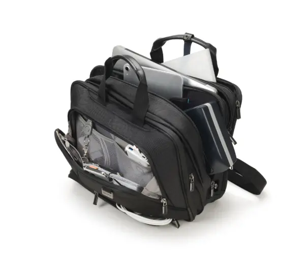 Torba za laptop Dicota Eco Top Traveller Twin Pro D30844-RPET 15.6'' crna