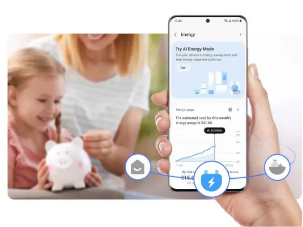 Frižider SAMSUNG RB34C7B5DS9kombinovaniNoFrostDBespokeWiFi344L(230+114)185,3x59,5x65,8cminox' ( 'RB34C7B5DS9EF' ) 