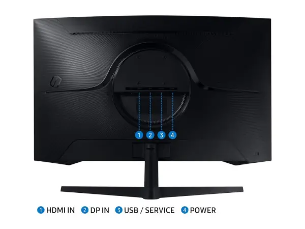 Monitor SAMSUNG LS32CG552EUXEN 32''VA,zakrivljen2560x1440165Hz1ms MPRTHDMI,DPfreesyncVESAcrna' ( 'LS32CG552EUXEN' ) 