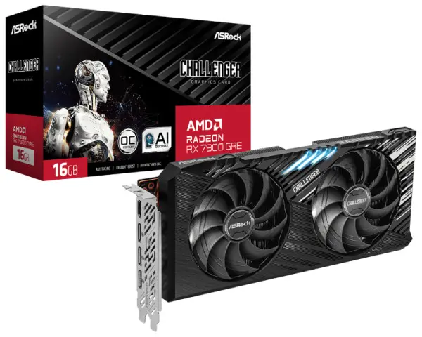 ASROCK AMD Radeon RX 7900 GRE Challenger 16GB 256bit RX 7900 GRE Challenger 16G OC grafička karta