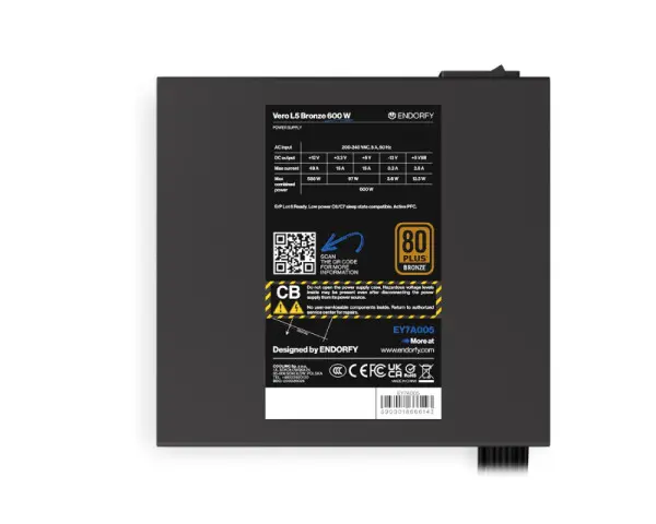 ENDORFY Vero L5 Bronze 600W napajanje (EY7A005) 