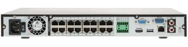 Dahua NVR4216-16P-4KS2/L 16-KANALNI NVR SA 16X POE  LITE SERIJA  DO 8MP  160MBPS