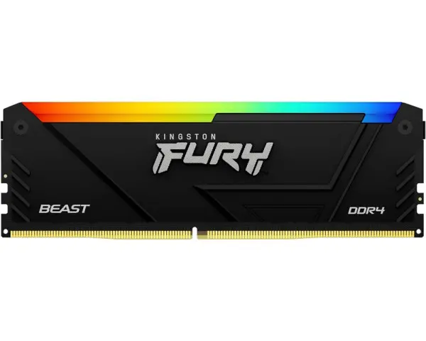 KINGSTON DIMM DDR4 128GB (4x32GB kit) 3200MTs KF432C16BB2AK4128 Fury Beast RGB Black XMP 