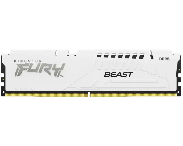 KINGSTON DIMM DDR5 16GB 6800MTs KF568C34BW-16 FURY Beast White XMP 