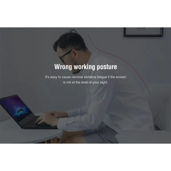 Podesivo postolje za laptop Nillkin ProDesk sivo