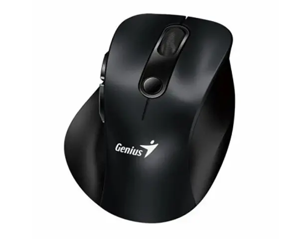 GENIUS Ergo 9000S Black USB Bežični crni miš 