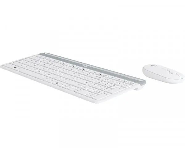 LOGITECH MK470 Wireless Desktop US bela tastatura + miš