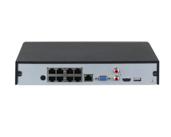 DAHUA NVR4108HS-8P-4KS3 8CH Compact 1U 8PoE 1HDD Lite Network Video Recorder 