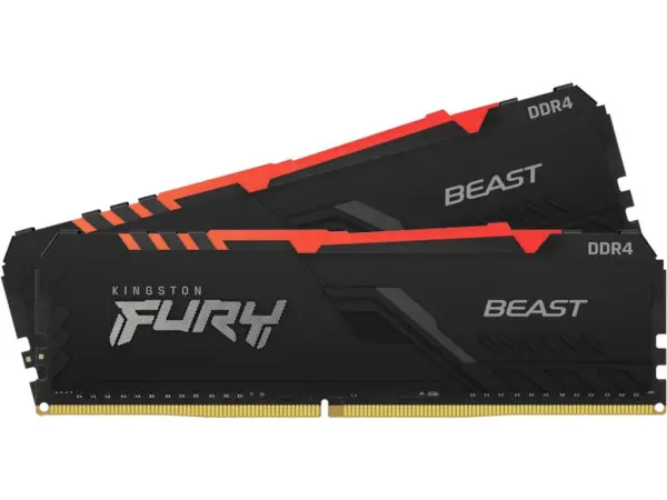 Memorija KINGSTON FURY BEAST  KF432C16BBAK216 16GB(2X8GB)DIMMDDR43200MHzcrna' ( 'KF432C16BBAK216.E' ) 