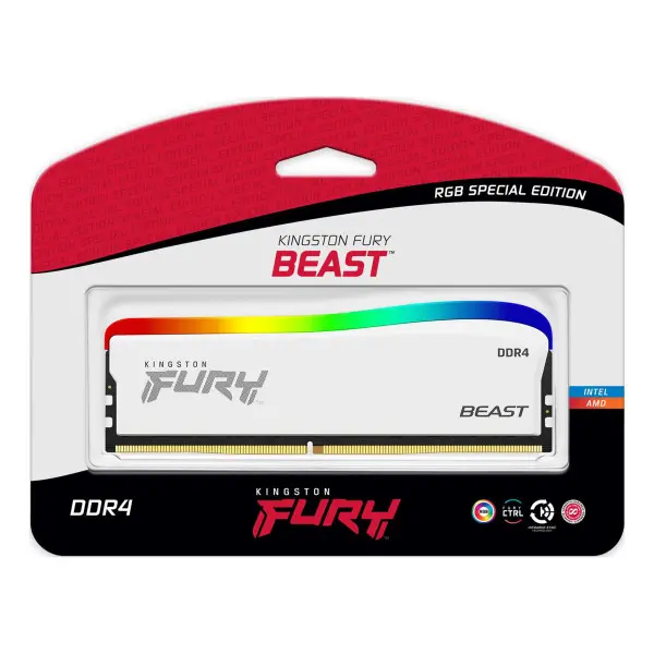 Memorija KINGSTON FURY BEAST KF436C18BWA16 16GBDIMMDDR43600MHzbela' ( 'KF436C18BWA16' ) 
