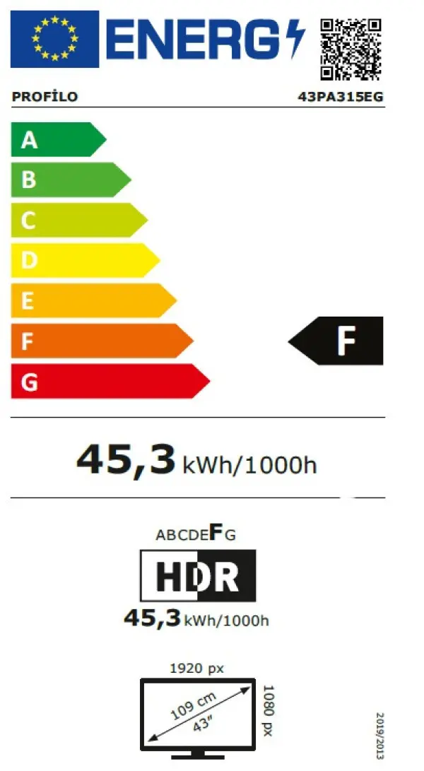 TV PROFILO SMART LED 43'' 43PA315EG FHD 1920x1080ANDROID 11DVB-T2CS2Outlet