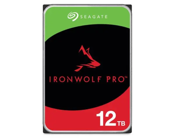 SEAGATE 12TB 3.5'' SATA III 256MB 7200rpm ST12000NT001 IronWolf Pro hard disk