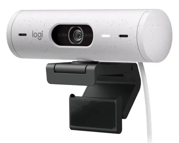 LOGITECH Brio 500 Full HD Webcam bela 