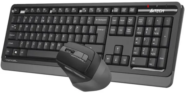 A4-FG1035 A4Tech Fstyler Bezicna tastatura YU-LAYOUT + bezicni mis USB, Grey