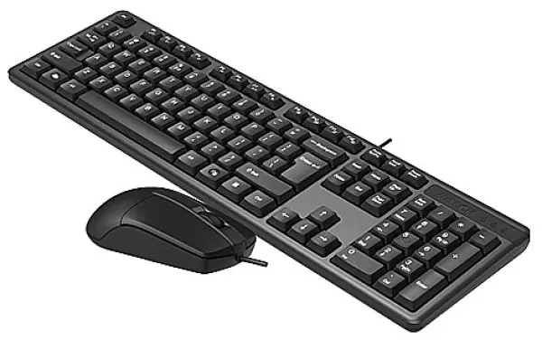 A4-KRS-3330 A4Tech tastatura YU-LAYOUT + mis USB, Grey