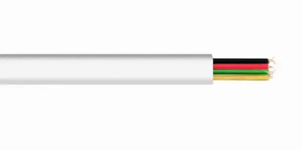 TC1000S-100M Gembird Flat Telefonski kabl, 4 zice, 100m White