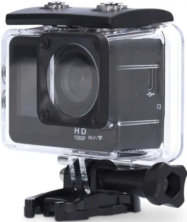 ACAM31BK Dual screen action cam with HD 1080p@30fps resolution Nedis