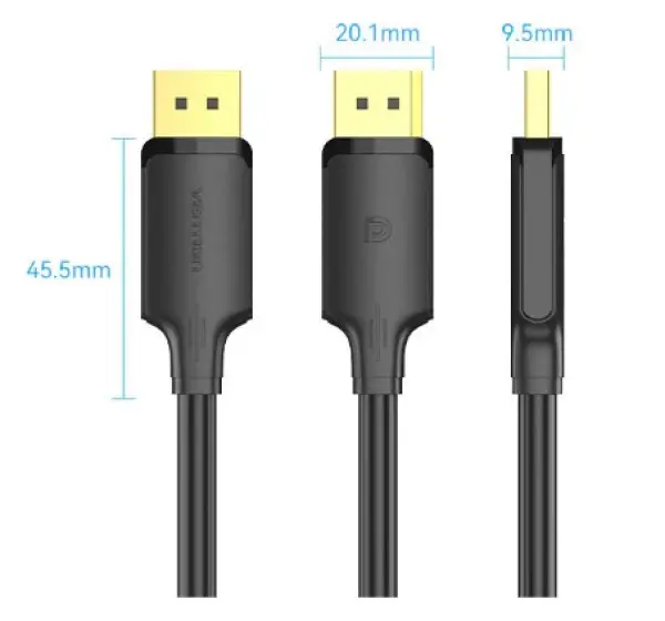 Kabl Vention HAKBH Displaport MM V1.2 4K 2m