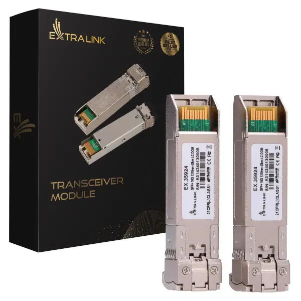 Extralink SFP+ 10G, 1310nm,  SM, LC, 40km, 2-PACK, cena po komadu