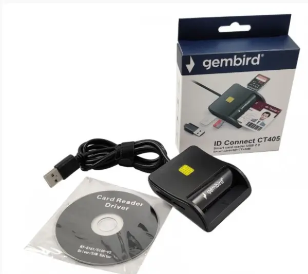 USB Smart Card Reader Gembird CRDR-CT405