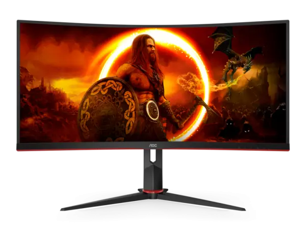 AOC 34 inča CU34G2XPBK WQHD Gaming zakrivljeni monitor 