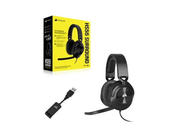 Slušalice CORSAIR HS55 SURROUND žičneCA-9011265-EUcrna' ( 'CA-9011265-EU' ) 