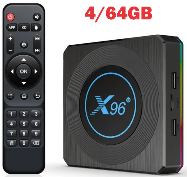 GMB-X96 X4 4/64GB smart TV box S905X4 quad, Mali-G31MP 8K, 1000M KODI Android 11.0