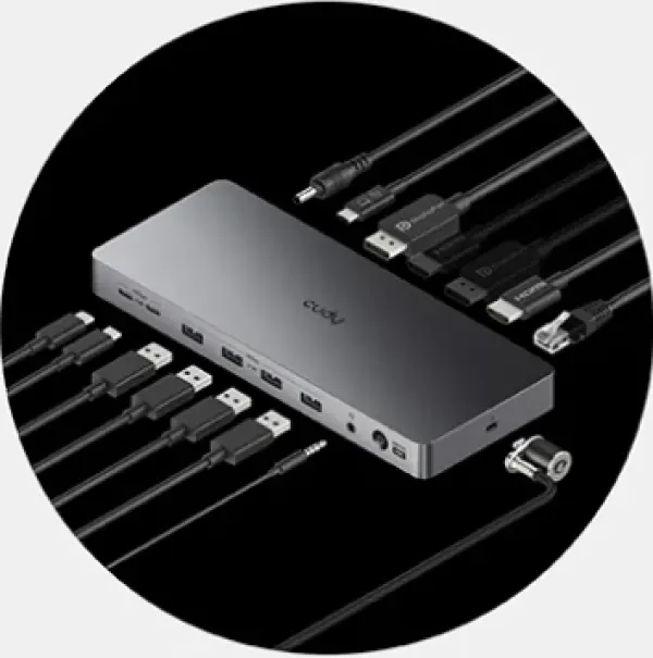 Cudy CS700 13-IN-1 10Gbps USB-C Dual 4K Docking Station | 150W PSU
