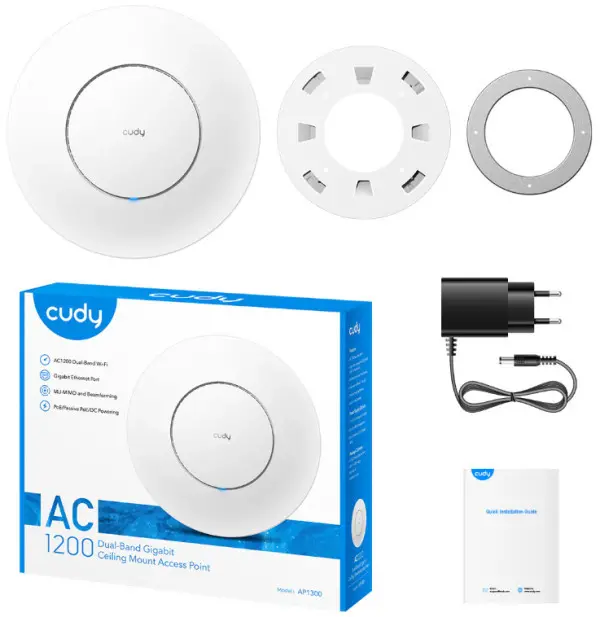 Cudy AP1300_P AC1200 WiFi Gigabit Access Point