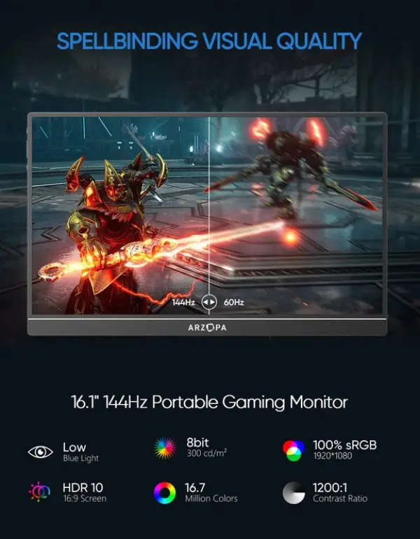 Eksterni (Portable) ekran Z1FC 144hz