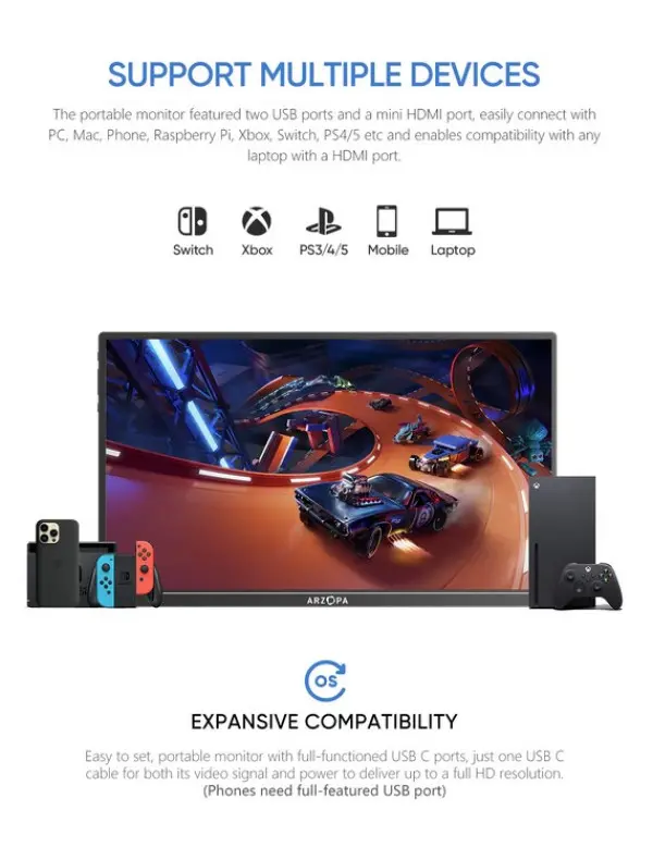 Eksterni (Portable) ekran A1S