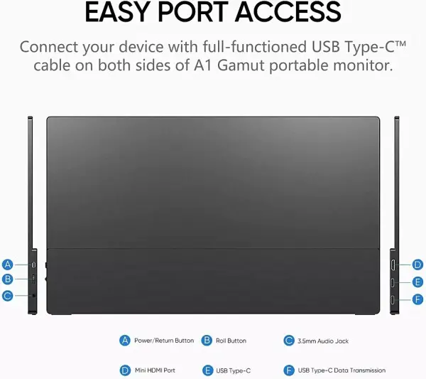 Eksterni (Portable) ekran A1 GAMUT