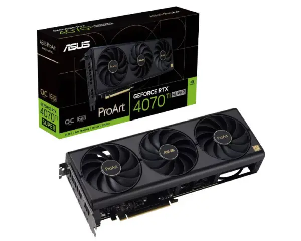 ASUS nVidia GeForce RTX 4070 Ti SUPER 16GB 256bit  PROART-RTX4070TIS-O16G grafička karta
