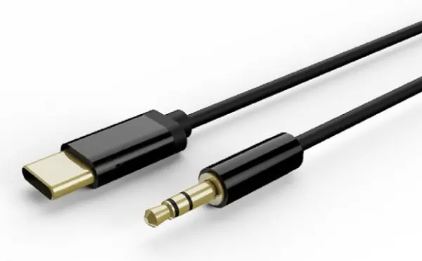 CCA-CM3.5M-1.5M Gembird USB-C to stereo 3.5 mm AUX cable, 1.5 m, black
