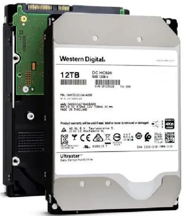 HDD 3.5 * 12TB HUH721212ALE601 WD Ultrastar 7200rpm 256MB SATA3 (DAHUA Compatible)(12999)