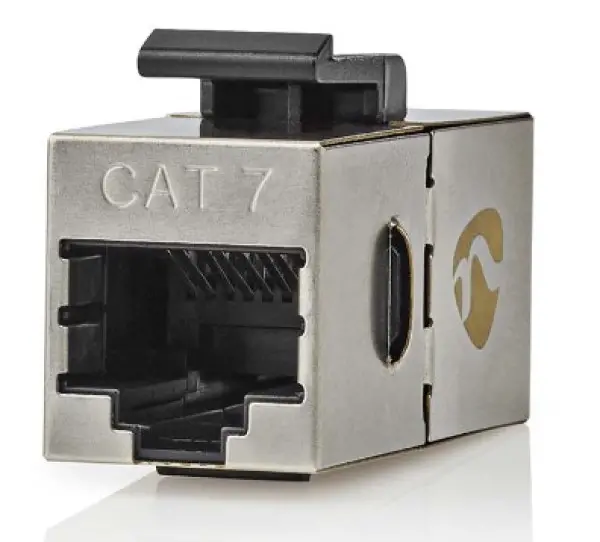 CCGB89015ME CAT6a / CAT7, Shielded, RJ45 Female, Straight, Metal 1KOM