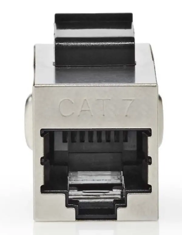 CCGB89015ME CAT6a / CAT7, Shielded, RJ45 Female, Straight, Metal 1KOM