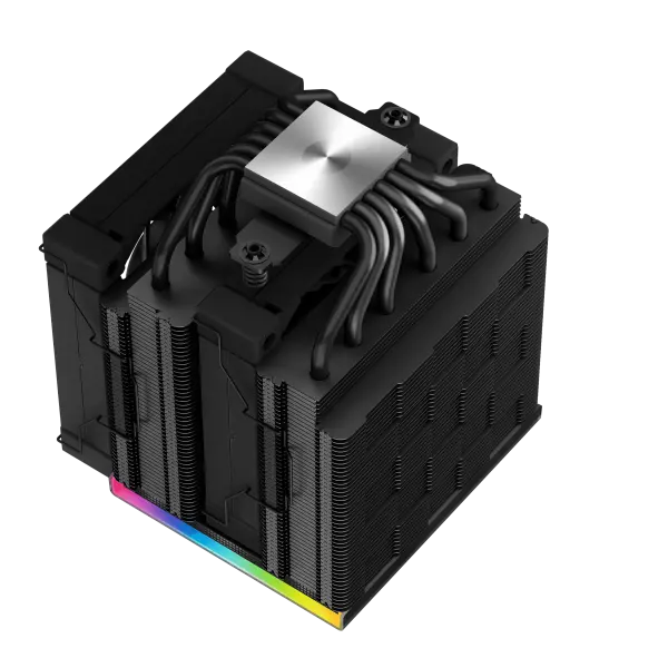 DeepCool AK620 Digital 6xHeat Pipe, Real-Time CPU Screen, 260W 2x120mm 1850rpm 69CFM Black Intel/AMD