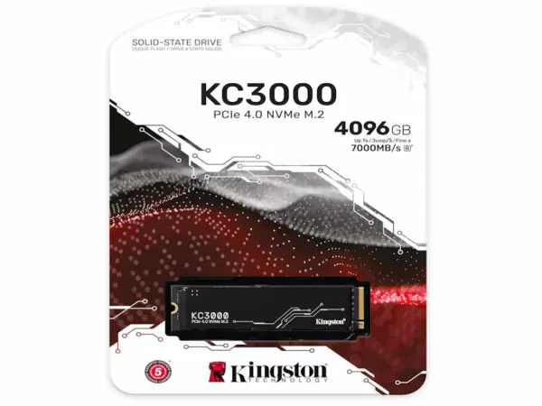 SSD KINGSTON SKC3000D4096G 4096GBinterniM.2NVMecrna' ( 'SKC3000D4096G.E' ) 