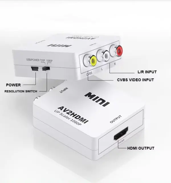 A-AV-HDMI-Mini ** Gembird input AV to HDMI  (904) (524)